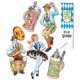 thumbnail image 1 of Recortes de Oktoberfest (paquete de 12) The Beistle Company 55646, 1 of 1