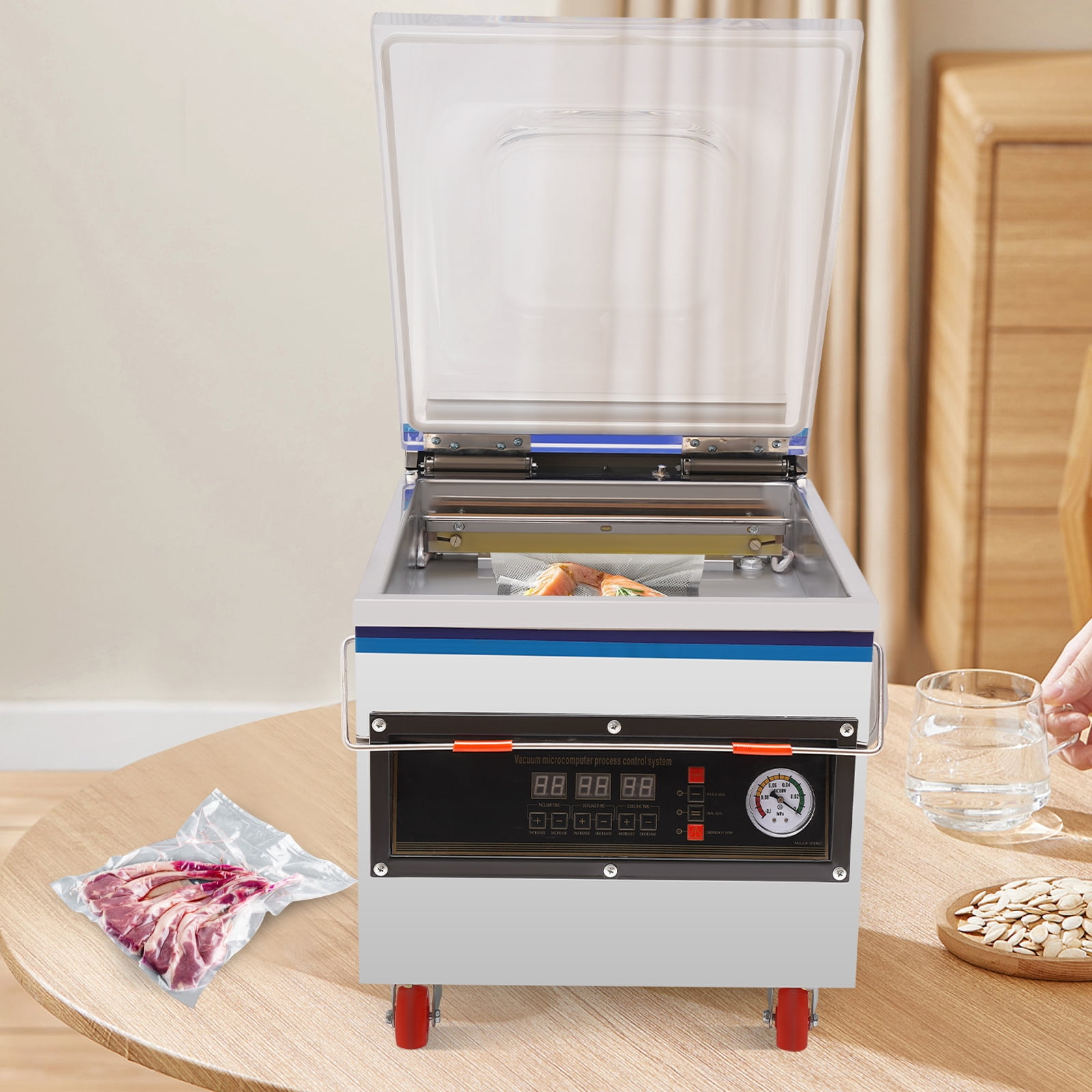 Tabletop Food Vacuum Packaging Machine, Chamber Vacuum Sealer, Vacuum Packing Machine