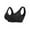 Black, variant on Elainilye Fashion Womens Bras No Underwire Traceless Underwear Comfortable Lace Front Buckle Bra Breathable Gathering Bra,Black