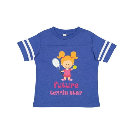 

Inktastic Future Tennis Star Girl Gift Toddler Toddler Girl T-Shirt
