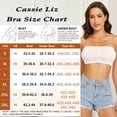thumbnail image 5 of Strapless Bras for Women No Underwire Full Coverage Wireless Push Up Bandeau Tube Top pads Bralette-2 Pack, 5 of 7