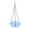Blue, variant on CarpNettore Bird Bath for Hanging Bird Feeder Plate with Chains Easy to Clean 2 in 1 Feeding Beige