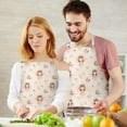 thumbnail image 3 of Flower Fairy Princess Pattern Apron-Garden Aprons for Women with Pockets-Cotton Linen Waterproof Kitchen Cooking Gardening Aprons Adjustable for Kitchen,Cooking,BBQ and Salon 33x27 Inch, 3 of 7