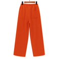thumbnail image 4 of GILIGEGE Two Piece Sets for Women Pant Color Sport Suit Women Solid and Sweatshirt Hooded Women Suits Sets Orange L, 4 of 9
