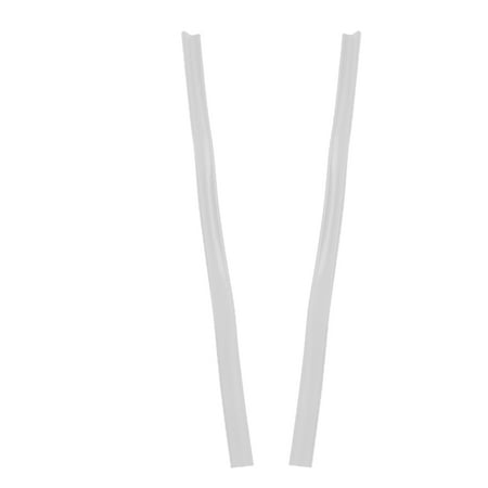 FRCOLOR PVC Door Bottom Seal Strip for Decor White Soundproofing and Draft Stopper 96cm