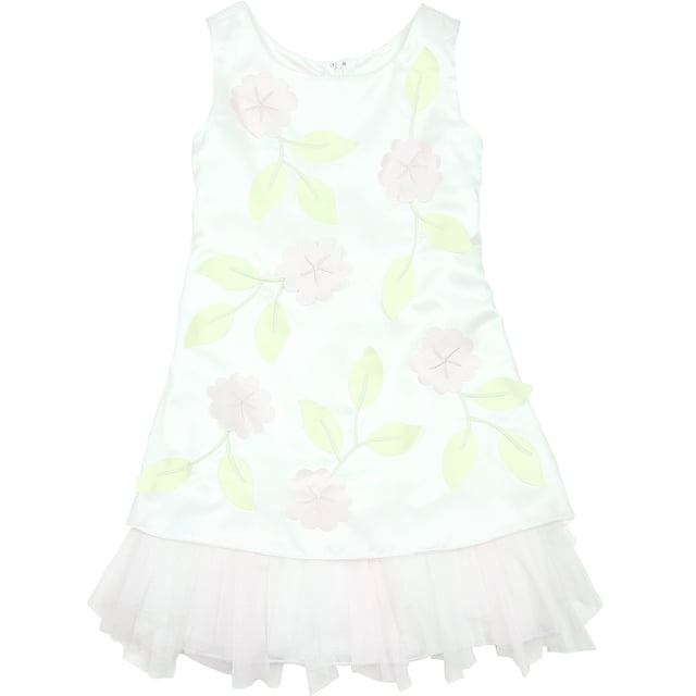 Biscotti Robe Trapèze pour Filles à Fleurs, Tailles 4-16 - 4