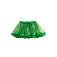 thumbnail image 2 of Seyurigaoka 2Pcs Kids Girl Skirt Outfit Baby Christmas Print Tutu Skirt with Headband, 2 of 7