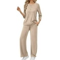 thumbnail image 2 of Pyhlmscde Women's Two Piece Fashion Casual Sweatsuit, Womens Loungewear Set, Sweatsuits Women 2 Piece Outfit, Two Piece Sets for Women, 2 of 6