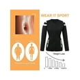 thumbnail image 6 of SAYFUT Women's Neoprene Sauna Vest with Sleeves Gym Hot Sweat Suit Weight Loss, 6 of 7