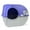 Purple, variant on Omega Paw Roll 'n Clean Plastic Indoor Outdoor Automatic Self Cleaning Litter Box, Generation 5 Large Periwinkle