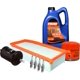 thumbnail image 1 of Kit De Afinación Con Aceite 20W50 Mineral, Bujías Platino, Filtro De Aire, Filtro De Aceite Y Filtro De Combustible 8 Piezas Compatible con Renault Oroch L4 2.0L 2020, 1 of 1