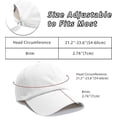 thumbnail image 3 of Pakyozj Original Classic Low Profile Baseball Cap Golf Dad Hat Adjustable Cotton Hats Men Women Unconstructed Plain Cap, 3 of 6