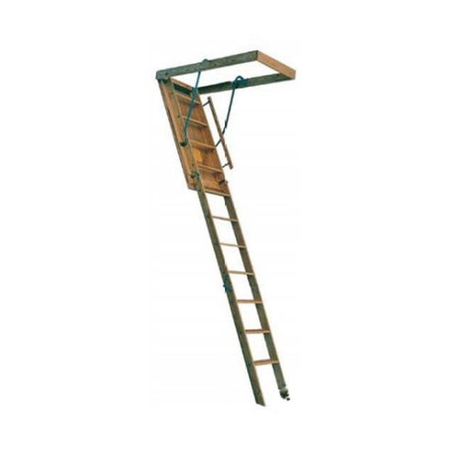 8 ft. x 22.5 in. x 54 in. Wooden Attic Ladder