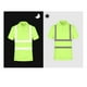 thumbnail image 5 of Camisas de Manga Corta de los Hombres Color Sólido Reflectante Ligero Transpirable Botón de la Camisa de Solapa Fácil, Girar Abajo Cuello Superior, 5 of 5