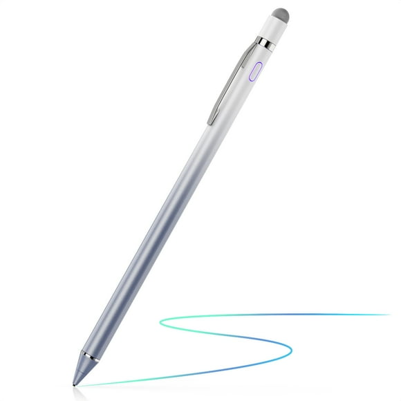 Lápiz capacitivo OOCLCURFUL para pantalla táctil iPad Pro, Air White Purple
