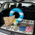 thumbnail image 2 of Yuyamidu Brown Aztec Tribal Car Trunk Liner, 29×39 Inch Universal Fit Non-Slip Rear Cargo Mat for Sedan SUV Hatchback Truck, Machine Washable All Weather Vehicle Interior Decor, 2 of 7