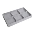 thumbnail image 3 of New Jewelry Storage Box Earring Ring Necklace Brooch Holder Flannelette Jewelry Display Box Necklace Classification Organizer 18 Slot, 3 of 6