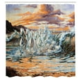 thumbnail image 3 of Ambesonne Colorful Shower Curtain, Retro Surreal Horses, 69"Wx84"L, Multicolor, 3 of 5