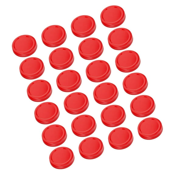 HAMPPLIES 24pcs Mouth Jar Lids Replacement Caps For Canning Jars Lightweight Kitchen Lids Leak And