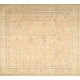 thumbnail image 1 of Ahgly Company Machine Washable Indoor Rectangle Traditional Brown Gold Area Rugs, 8' x 12', 1 of 7