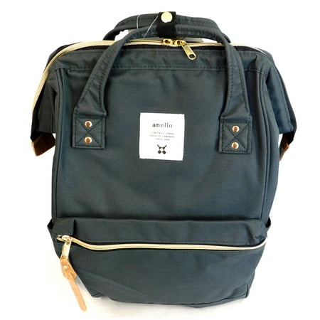 Anello Official Japan Dark Grey Unisex Fashion Backpack Rucksack Diaper Travel Bag