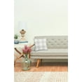 thumbnail image 3 of Franklin Pebble Gingham Check Cotton Blend Accent Throw Pillow 18" x 18", 3 of 4
