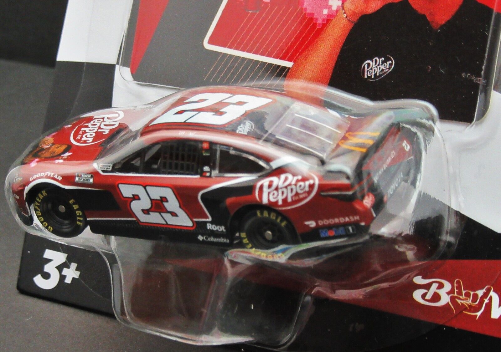 Bubba Wallace ~ Auto Ins~ NASCAR Authentics ~ w/Sticker ~ Die Cast 1:64 Scale