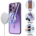 thumbnail image 5 of Compatible with iPhone 14 Pro Case with Invisible Ring Holder Kickstand, Military Grade Matte Slim Phone Cover Magnetic Case Shockproof Protective Case Cover for Women Men Black, 5 of 8