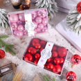 thumbnail image 5 of 26 Pcs Christmas Ornaments Shatterproof Balls 1.57/1.97/2.36 Inch Mini Christmas Tree Decorations with Hanging Loop for Xmas Holiday Party Wedding Wreath Home Indoor Outdoor Decor, 5 of 8