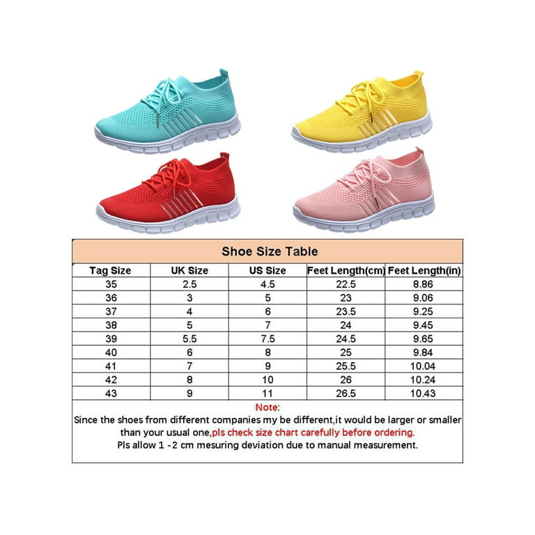 omverwerping Periodiek Harmonisch Audeban Women's Slip On Sneakers Trainers Casual Sport Running Gym Sock Shoes  Size Colors - Walmart.com