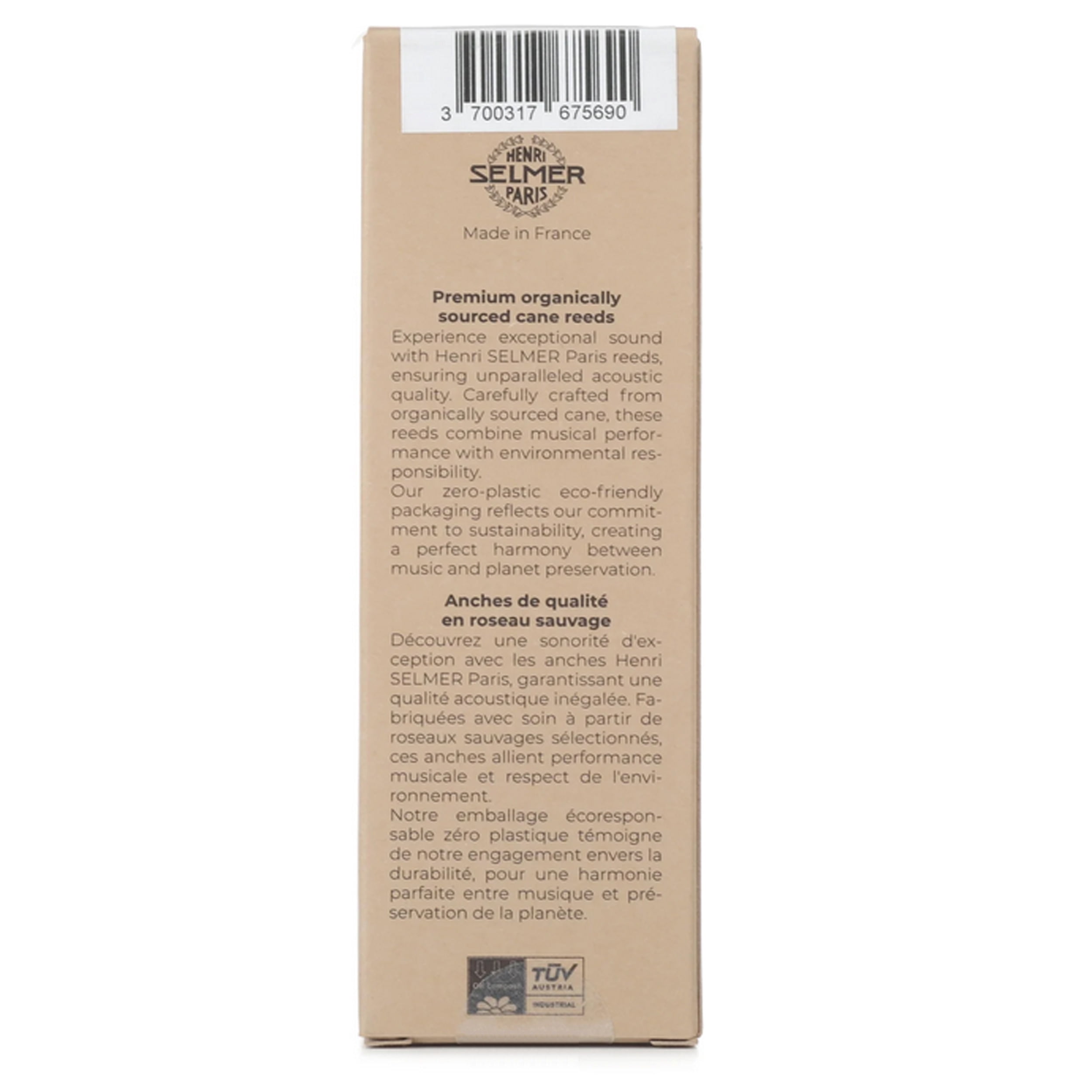 Selmer Paris Tenor Saxophone Reed Box of 5 Size 3