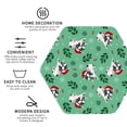 thumbnail image 4 of Balery 4 Pcs Christmas French Bulldogleather Coasters Set, Drink Table Cup Coasters For Living Room Kitchen Coffee Decor, 4 of 9