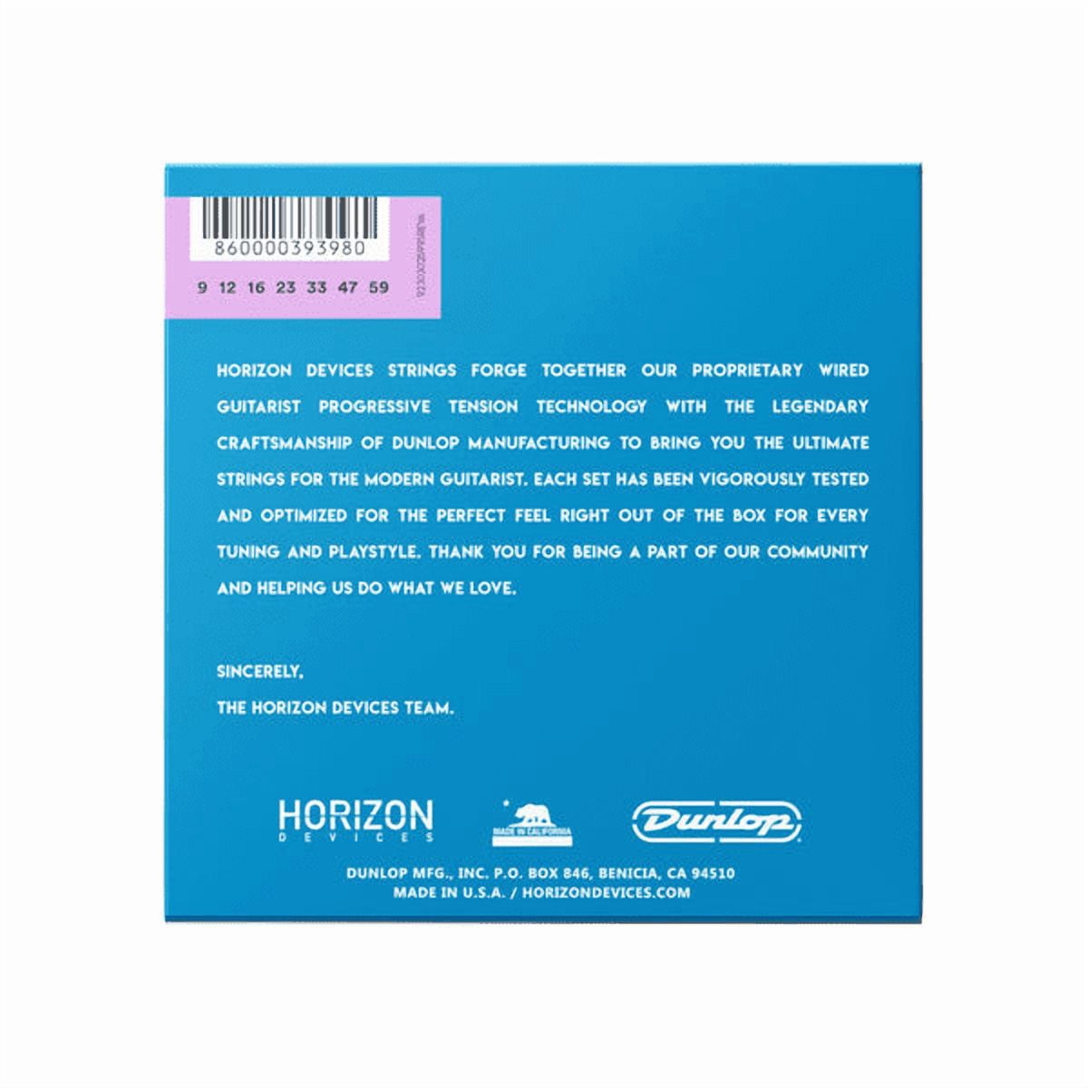 Horizon Devices Progressive Tension Standard 7 – 7-String Electric Guitar Strings (.90-.59)