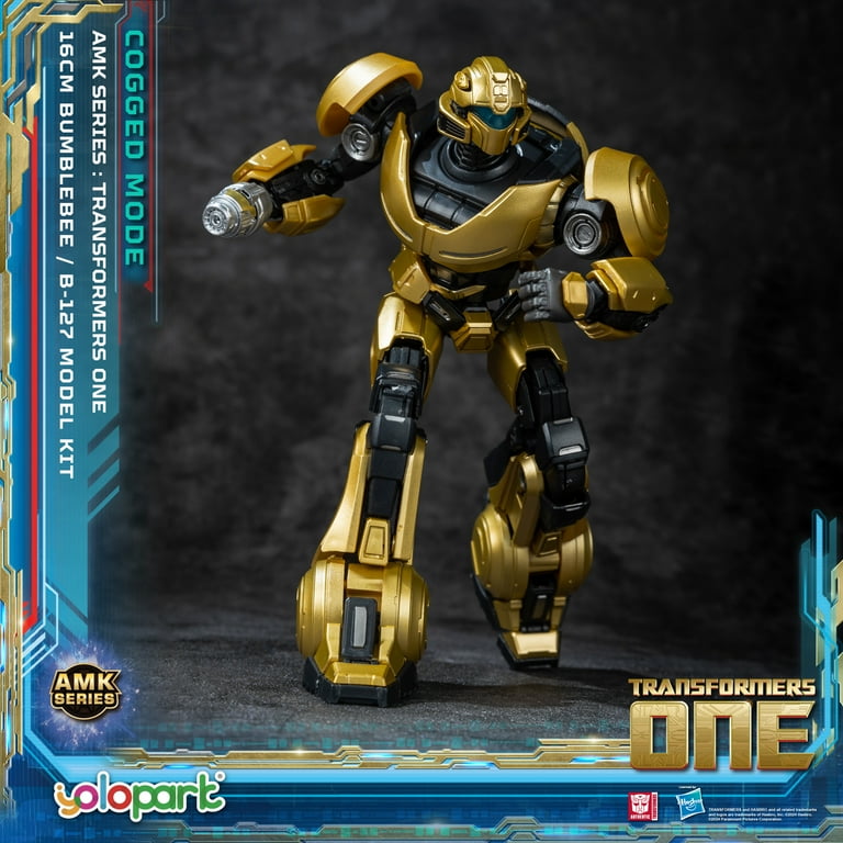 B-127 イエロー ロボットフィギュア YOLOPARK Transformers One Bumblebee (B-127) 6.29