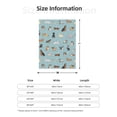 thumbnail image 5 of Disketp Dog Pets Cozy Flannel Fleece Throw Blanket: Has a velvety texture for All Seasons - Perfect for Women, Men, & Kids"60"x50", 5 of 6