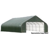 ShelterLogic 86052 30x28x16 Peak Style Shelter- Green Cover