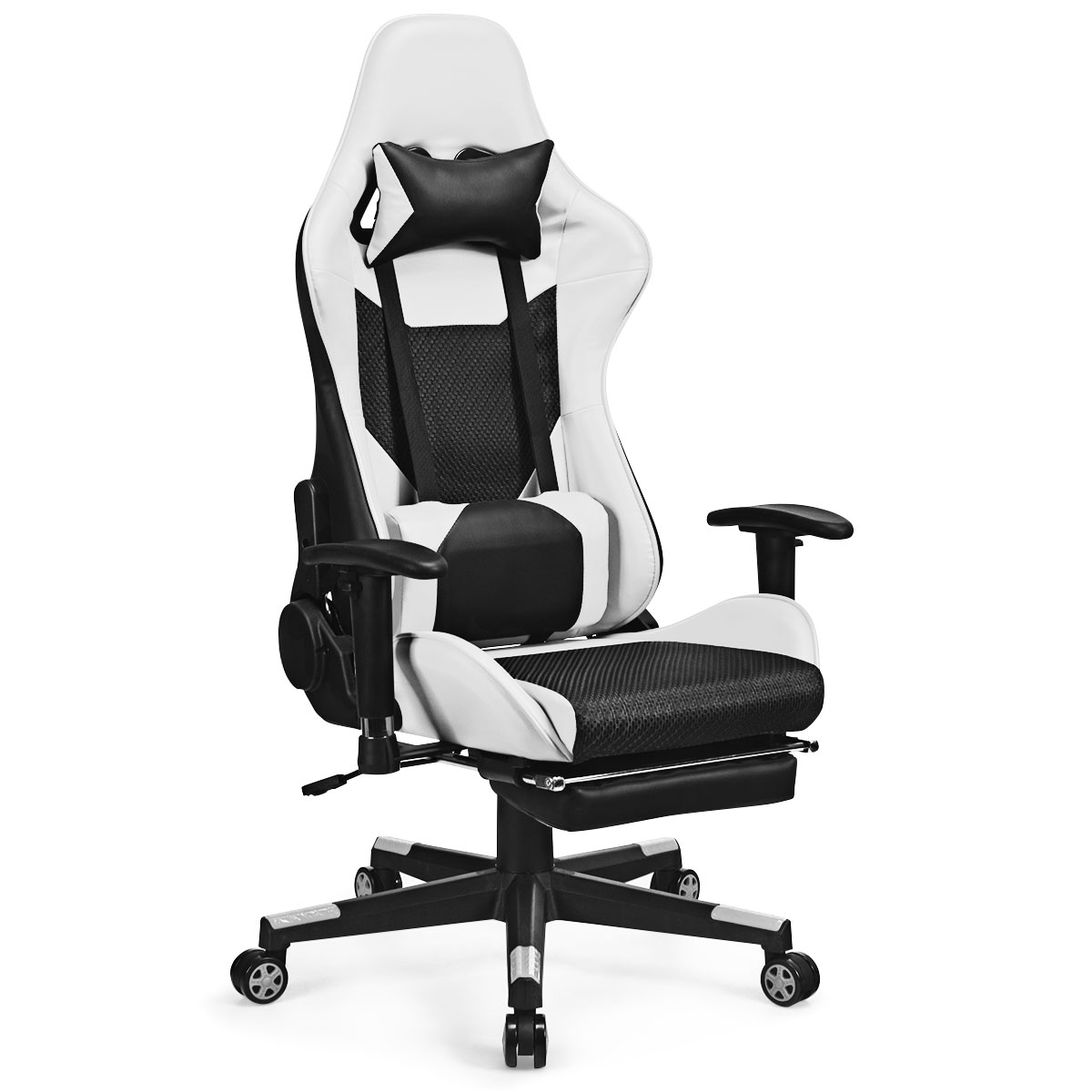 Costway Ergonomic Gaming Chair High Back Racing Office Chair w/Lumbar
