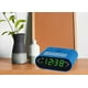 thumbnail image 5 of HANNLOMAX HX-158CR Radio despertador, radio FM, pantalla LED de 0,7", 1 puerto USB para carga de 1 A y 1 puerto USB para carga tipo C de 2,4 A, solo funcionamiento con CA (azul), 5 of 5