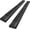 BLACK, variant on YHH 6" Running Boards Compatible with 2019-2026 Ford Ranger Super Crew Cab (4 Full Size Doors), Galvanized Carbon Steel Black Nerf Bar Step Bars