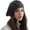 Gray, variant on Classic Wool Leopard Beret Hats for Women Man Painter hat French Beret for Man Woman Warm Winter.