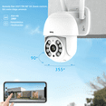 thumbnail image 5 of 2pcs Cámaras De Seguridad Exterior Wifi Hd Ip Visión Alarma Belug, Color Blanco, 5 of 5