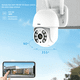 thumbnail image 5 of 2pcs Cámaras De Seguridad Exterior Wifi Hd Ip Visión Alarma Belug, Color Blanco, 5 of 5