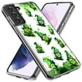 thumbnail image 2 of MUNDAZE Samsung Galaxy S10 Plus Shockproof Clear Hybrid Protective Phone Case Gnomes Shamrock Lucky Green Clover St. Patrick Cover, 2 of 5