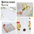 thumbnail image 5 of Silver Silver Table Runner 11" x 360" Sequin Glitter Foil Metallic Thin Mesh Table Runners Roll Decorative Dining Table Centerpieces for Birthday Party Wedding Bridal Shower Christmas Decorations, 5 of 9