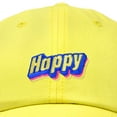 thumbnail image 2 of DALIX Colorful Happy Hat Mens Womens Embroidered Baseball Cap in Minion Yellow, 2 of 6