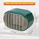 thumbnail image 2 of Mini Fan Heater, Portable Fan Heater Fan Space Heater 3s Fast Heating 2 Adjustable Energy Saving Mini Heater for Dorm Bedroom, 2 of 2