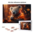 thumbnail image 6 of Sikiie Cute Maple Leaf Koala Puzzle, Jigsaw Puzzles, Jigsaw Puzzles 1000 Pieces, Custom Jigsaw Puzzle for Adults (29.5×19.7in, Horizontal), 6 of 9