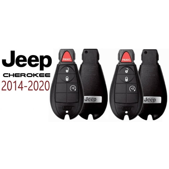 2 NEW JEEP CHEROKEE 2014-2020 4B KEYLESS ENTRY REMOTE FOB FOBIK GQ4-53T VLS
