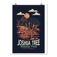 thumbnail image 2 of Joshua Tree National Park, California, Distressed Vector (9x12 Wall Art Print, Home Decor), 2 of 3