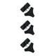 thumbnail image 1 of Yuarrent Traje de baño dividido para mujer Traje de baño de poliéster acolchado Ropa de playa de viaje Negro M Negro M 3Conjunto, 1 of 6